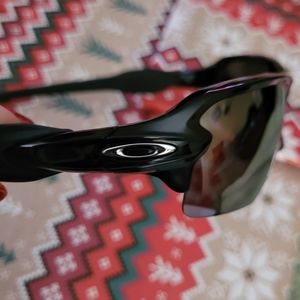 Oakley polished black prize black polarized sunglasses